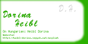 dorina heibl business card